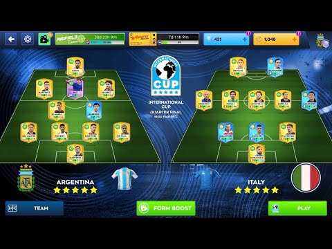 DLS 26 | ARGENTINA VS ITALY VS MOROCCO | INTERNATIONAL CUP QUATER FINAL🔥