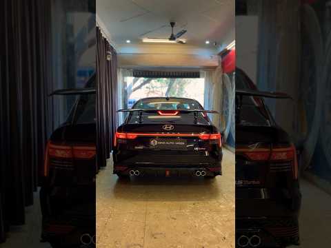 Hyundai Verna 2023 Upgraded with Remote Controlled Spoiler & Rear Diffuser‼️ Verna 2023 Accessories