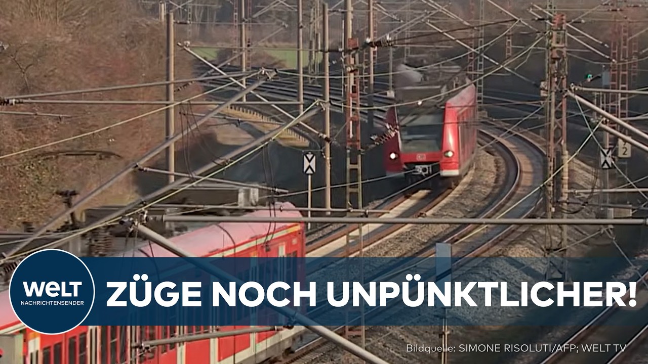 DEUTSCHE BAHN: Züge in NRW wurden noch unpünktlicher! Fast jeder dritte Regionalzug verspätet