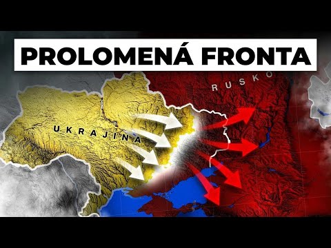 Ukrajinci prolomili ruskou frontu: 9,5 km drtivý průlom během jediného útoku