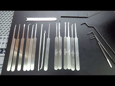 SouthOrd MPXS-20 20-Piece Lock Pick Set with Metal Handles