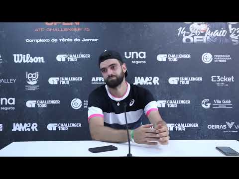 Conferência de Imprensa de Nicolas Moreno de Alboran — QF ATP Challenger Oeiras Open 4