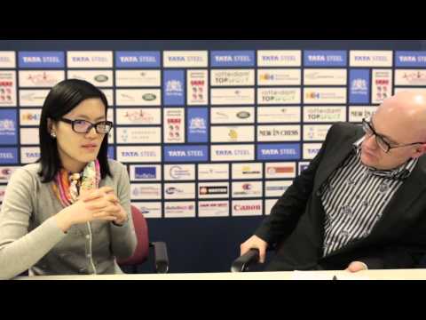 Tata Steel Chess 2015 - Press Conference - Yifan Hou round 11