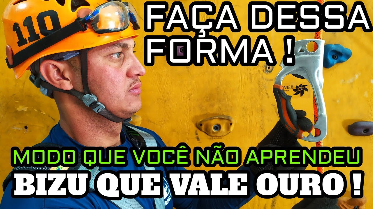 Ascensor de punho para corda de rapel(acesso por cordas)