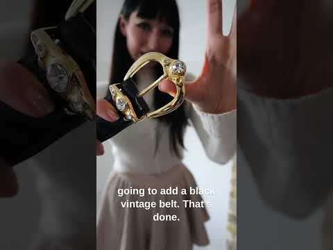 Let’s get dressed styling a cream monochrome outfit fashion inspo #letsgetdressed #grwm #shorts