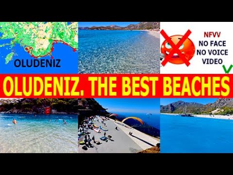 Best beaches near Oludeniz. Kabak, Butterfly valley, Kidrak, secret beach,  Belcekiz, Blue lagoon