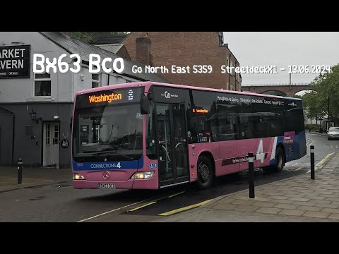 8 to Washington - Go North East 5359 - Bx63 Bco - Mercedes-Benz Citaro O530