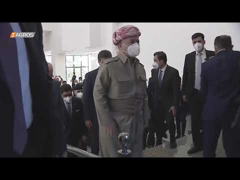 شاهد بالفيديو.. الرئيس #مسعود_بارزاني يشارك في مراسم إطلاق الحملة الانتخابية للديمقراطي الكوردستاني