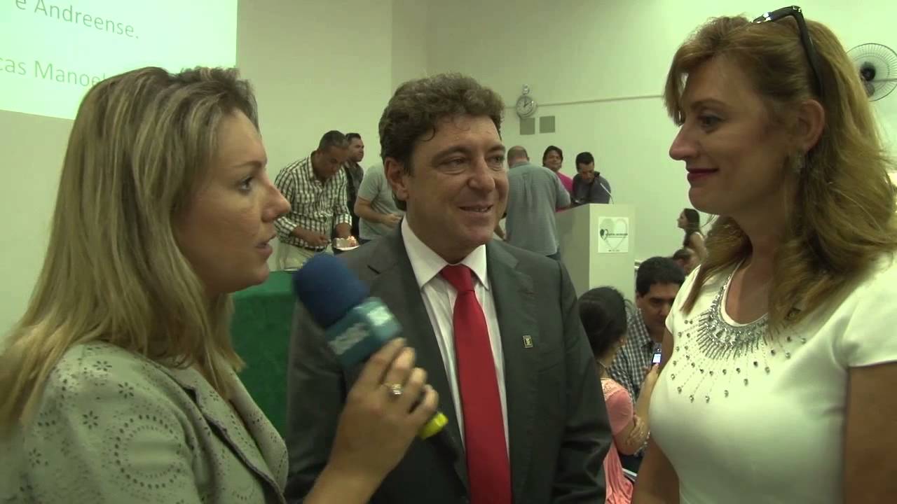 Prefeito - Carlos Grana e vice-prefeita Oswana Famelli 