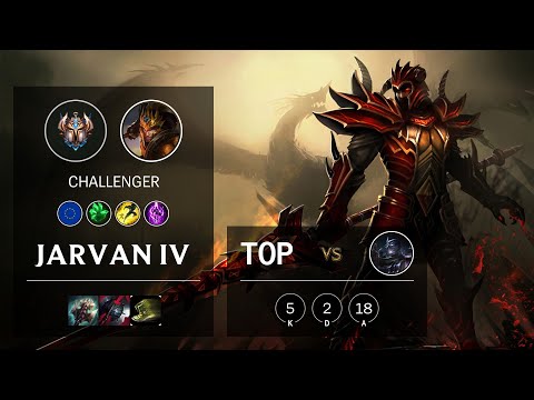 Jarvan IV Top vs Shen - EUW Challenger Patch 10.18