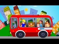 Wheels On The Bus Go Round And Round Nursery Rhymes Kids Songs Children Video Baby Songs