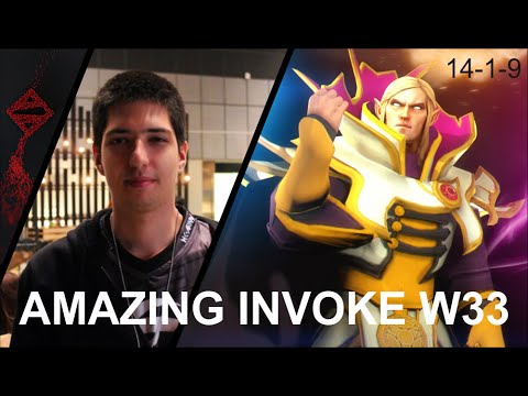 w33 - 8011 MMR Amazing Plays Invoker (14/1/9) - Dota 2