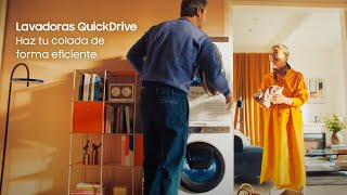 Samsung Lavadoras QuickDrive | Haz tu colada de forma eficiente anuncio