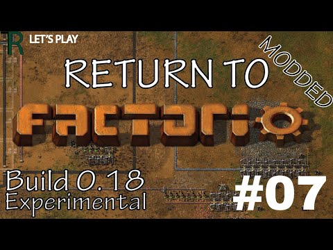 Let's Play Factorio | .18 Experimental | Default Modded | EP. 7 | Rail Time!