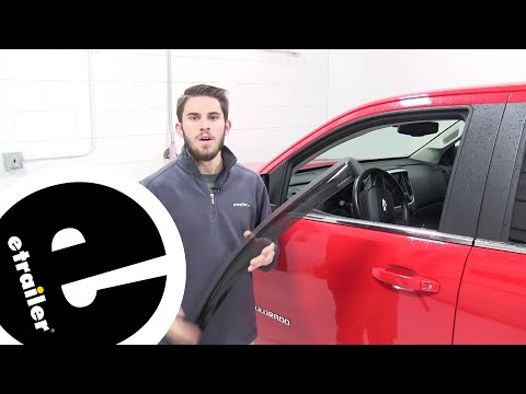 etrailer | WeatherTech Front Side Window Air Deflectors Installation - 2019 Chevrolet Colorado