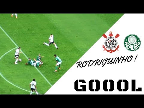 Corinthians 2x0 Palmeiras - GOLAÇO - RODRIGUINHO