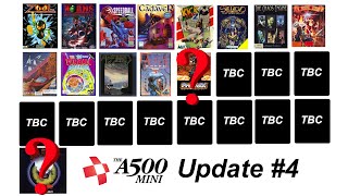A500 Mini Update # 4 and Five Amiga 500 Games Footage