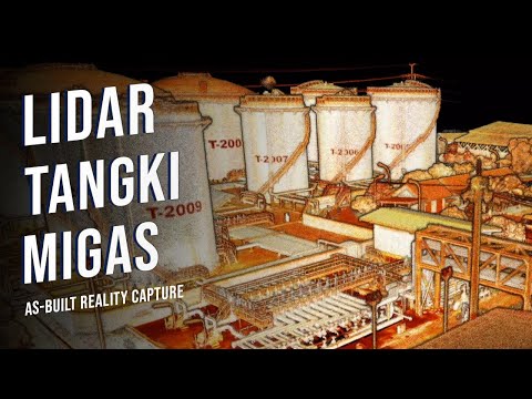 LIDAR Digital Twin of O&G Tank Terminal (AS-BUILT REALITY CAPTURE)
