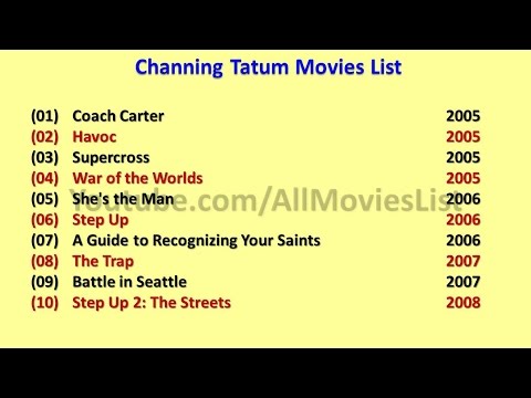 download lagu mp3 mp4 Movie List Of Channing Tatum, download lagu Movie List Of Channing Tatum gratis, unduh video klip Movie List Of Channing Tatum