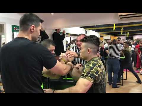 Cătălin Aprodu vs Alin Tudor skandenberg - armwrestling 2018