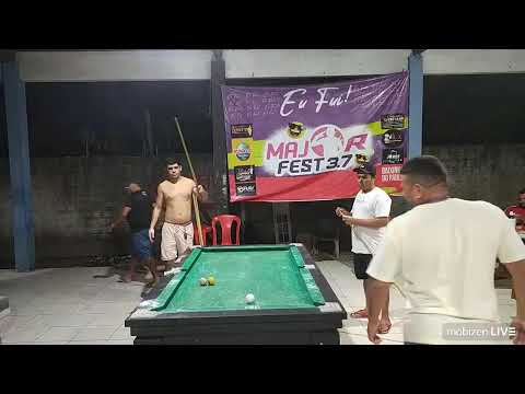Sinuca ao vivo  em Chapadinha Maranhão 