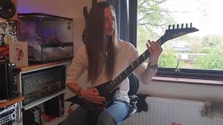 Video thumbnail for JACKSON USA KV1 KING V DAVE MUSTAINE MEGADETH SIGNATURE GUITAR KAHLER BRIDGE LSR TUNERS UP CLOSE by Essex Recording Studios