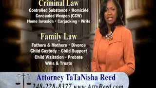preview picture of video 'Top Criminal Family Lawyer Detroit Southfield MI | Call TaTaNisha Reed at 248-228-8377'