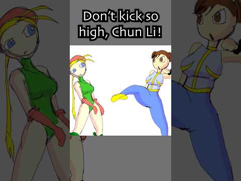 Don't kick so high, Chun-Li! #streetfighter6