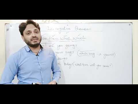 Interrogative Pronoun...By Syed Ali Raza Kazmi