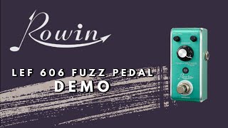 Video thumbnail for Rowin LEF 606 FUZZ PEDAL QUICK DEMO by Chris Malone
