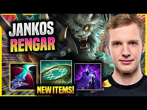 JANKOS PICKS RENGAR WITH NEW ITEMS! - G2 Jankos Plays Rengar JUNGLE vs Nidalee! | Preseason 2022