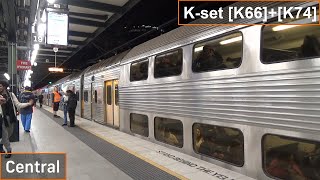 Sydney Trains K-set [K66]+[K74] at Central