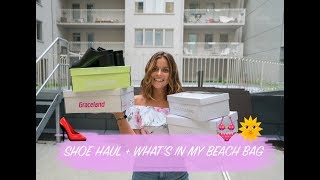 SHOE HAUL + WHAT'S IN MY BEACH BAG - Nicole Falciani