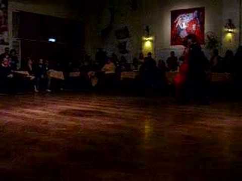 Mayra Galante  and  Silvio Grand  are  dancing  to  the  tango  "  La Maleva  "