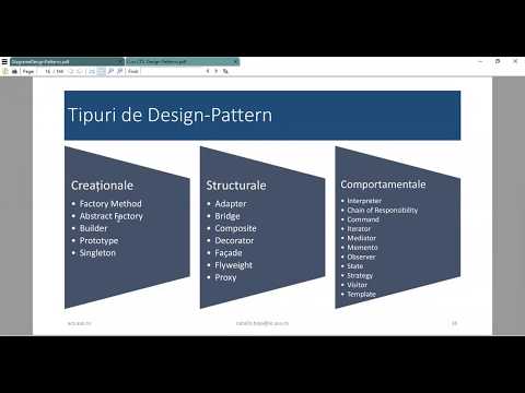CTS Ro Curs9 Design Patterns: Singleton si Builder