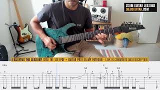 Joe Satriani - Made of Tears | Full Guitar Solo with TAB