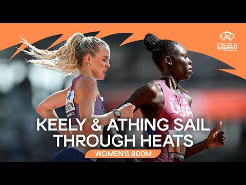 Mu and Hodgkinson ease through 800m heats | World Athletics Championships Budapest 23