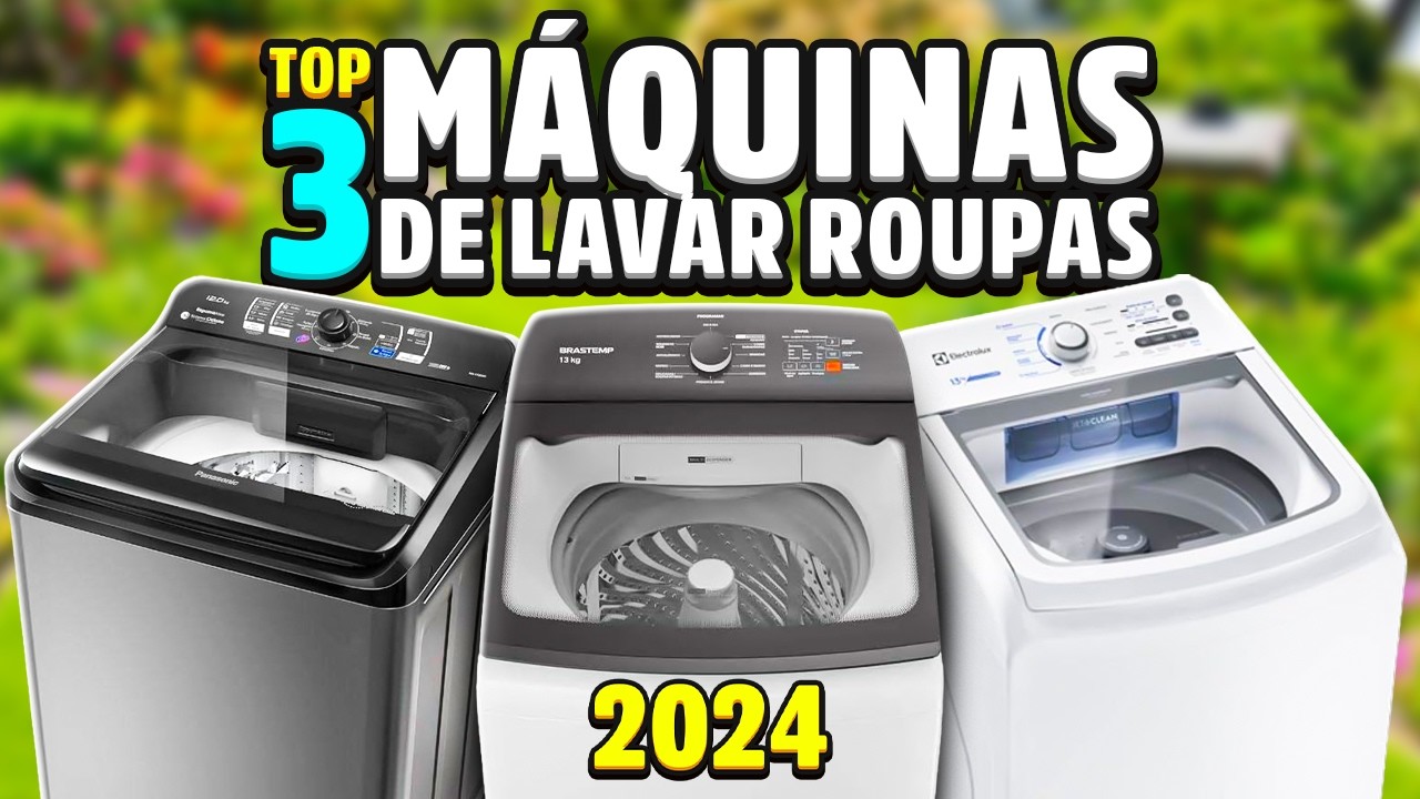 🌀 Melhores Máquinas de Lavar 13kg 2024: Electrolux, Brastemp ou Panasonic? Máquina Lavar 13kg 2024!