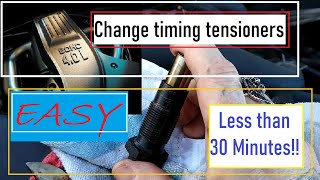 How to replace timing chain tensioners 4.0 EASY