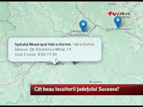 Cât beau locuitorii județului Suceava?