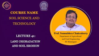 Lecture 41: Land Degradation and Soil Erosion