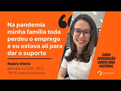 Persistência e Dedicação: Naiara Vieira Conquistou a Aprovação