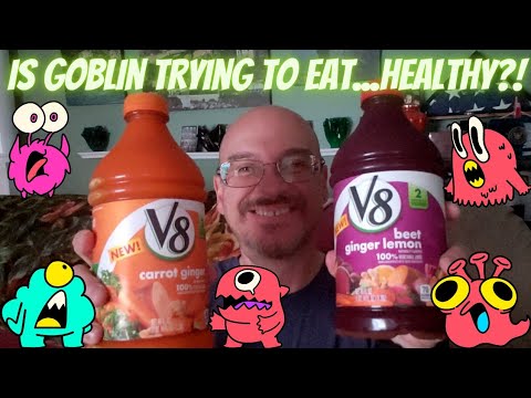 V8 Carrot Ginger and Beet Ginger Lemon Juice Review