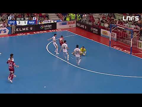 Paradas Gus ElPozo Murcia - Aspil Vidal Ribera Navarra. Play Off 1/4, J3. LNFS