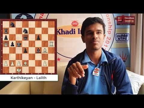 Murali Karthikeyan plays à la Bronstein to beat Lalith Babu