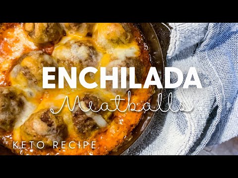Fat Burning Keto Recipe! (With Macros) Low Carb Enchilada Meatballs