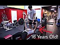 16 YEAR OLD Benches 315lbs! *INSANE* (NATURAL)