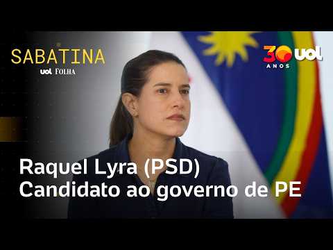 Raquel Lyra (PSD), candidato ao Governo de Pernambuco | SABATINA UOL/FOLHA
