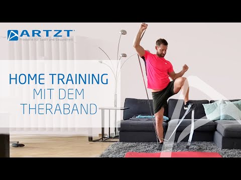 Top 5 Übungen mit dem TheraBand | HOME TRAINING MIT ARNE | ARTZT