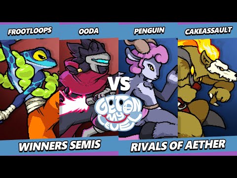 GOML 2023 Top 8 - frootloops & OoDa Vs. Penguin & CakeAssault - Rivals of Aether - RoA